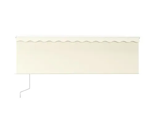 Izvelkama Markīze Ar Žalūziju, 4X3 M, Automātiska, Krēmkrāsas  Vidaxl