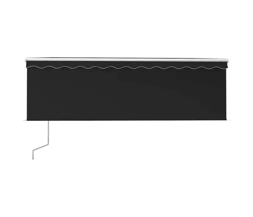 Izvelkama Markīze Ar Žalūziju, 4X3 M, Automātiska, Pelēka  Vidaxl