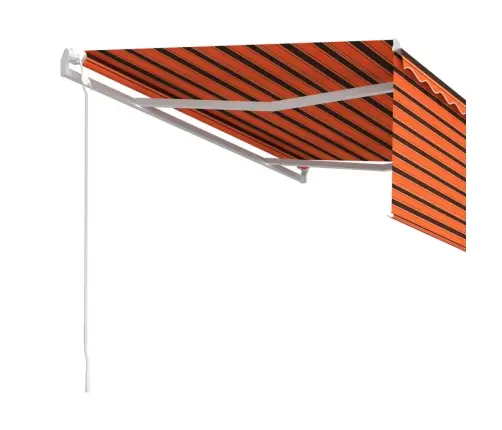 Automaatne Varikatus Rulooga, 4 X 3 M, Oranž/Pruun