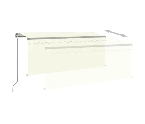 Rankiniu Būdu Ištraukiama Markizė, Kreminė, 3X2,5M