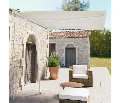 Pastatoma Automatinė Markizė, Kreminės Spalvos, 300X250Cm