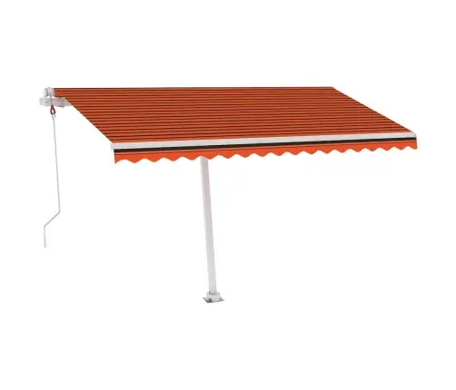 Iseseisev Automaatne Varikatus 450X300 Cm Oranž/Pruun