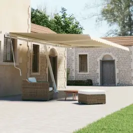 Pastatoma Ištraukiama Markizė, Kreminė, 600X300Cm