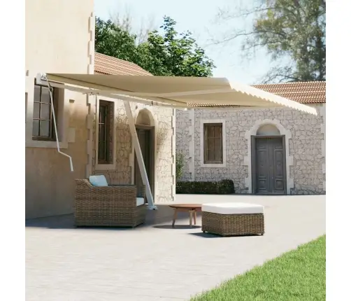 Pastatoma Ištraukiama Markizė, Kreminė, 600X300Cm