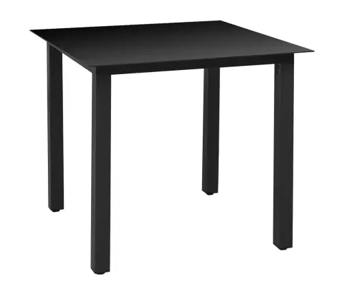 Sodo Komplektas, 5 Dalių, Juodas, Aliuminis