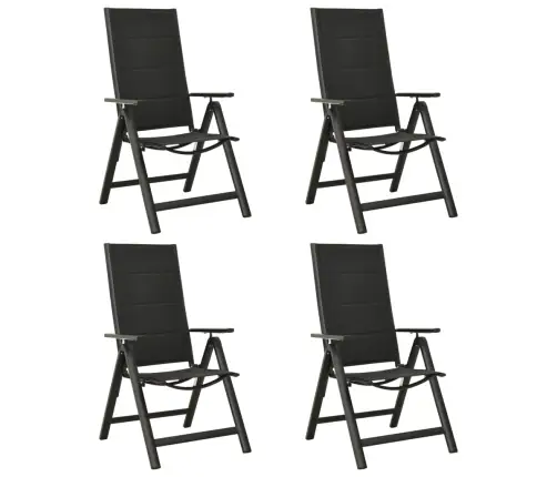 5-Daļīgs Dārza Mēbeļu Komplekts, Antracītpelēks, Alumīnijs Vidaxl