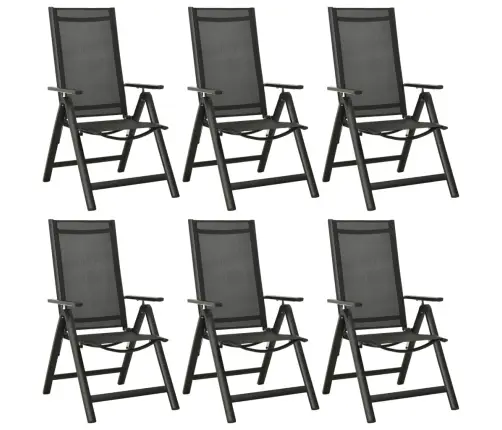 7-Daļīgs Dārza Mēbeļu Komplekts, Antracītpelēks, Alumīnijs Vidaxl