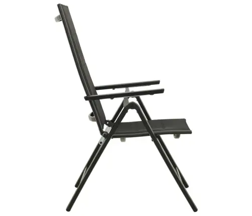 7-Daļīgs Dārza Mēbeļu Komplekts, Antracītpelēks, Alumīnijs Vidaxl