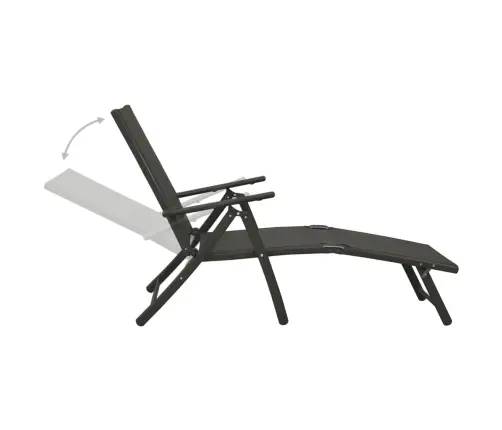 10-Daļīgs Dārza Mēbeļu Komplekts, Melns, Antracītpelēks Vidaxl