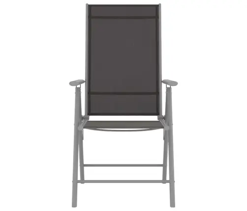 3-Daļīgs Bistro Mēbeļu Komplekts, Alumīnijs, Tekstilēns Vidaxl