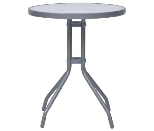 3-Daļīgs Bistro Mēbeļu Komplekts, Alumīnijs, Tekstilēns Vidaxl