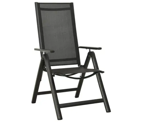 3-Daļīgs Bistro Mēbeļu Komplekts, Melns, Antracītpelēks Vidaxl