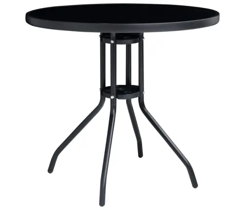 5-Daļīgs Bistro Mēbeļu Komplekts, Melns, Antracītpelēks Vidaxl 5-Daļīgs Bistro Mēbeļu Komplekts, Melns, Antracītpelēks Vidaxl