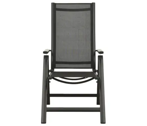 5-Daļīgs Bistro Mēbeļu Komplekts, Melns, Antracītpelēks Vidaxl 5-Daļīgs Bistro Mēbeļu Komplekts, Melns, Antracītpelēks Vidaxl