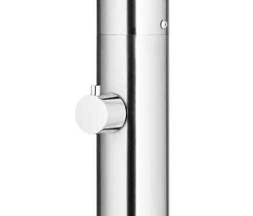 Dārza Duša Ar Brūnu Pamatni, 220 Cm, Nerūsējošs Tērauds Vidaxl