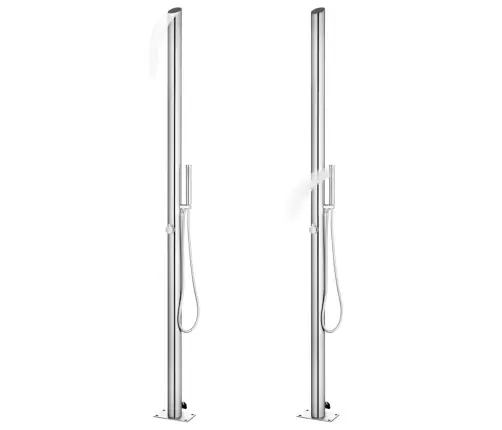 Aiadušš Pruuni Alusega, 225 cm Roostevaba Teras