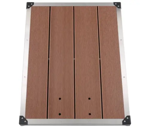 Aiadušš Pruuni Alusega, 225 cm Roostevaba Teras