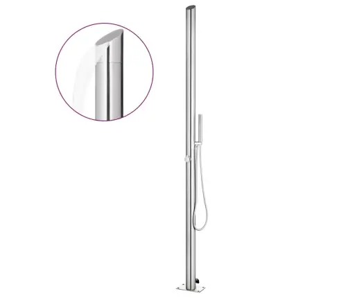 Aiadušš Pruuni Alusega, 225 cm Roostevaba Teras