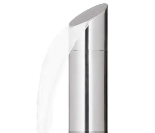 Dārza Duša Ar Brūnu Pamatni, 225 Cm, Nerūsējošs Tērauds Vidaxl