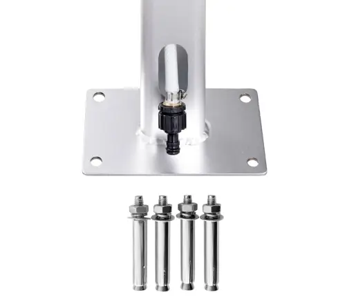 Aiadušš Pruuni Alusega, 220 cm Alumiinium