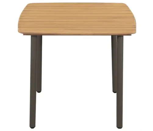 5-Daļīgs Dārza Mēbeļu Komplekts, Pelēka Pe Rotangpalma Vidaxl