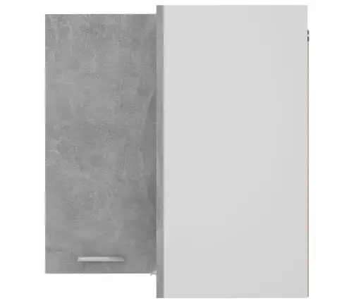 Pakabinama Kampinė Spintelė,  “Lyon",  Betono Pilka,  57X57X60Cm