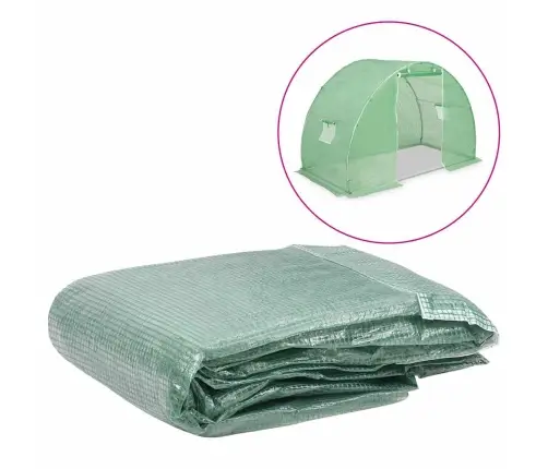 Siltumnīcas Rezerves Pārsegs, 4,5 M², 300X150X200 Cm, Zaļš Vidaxl