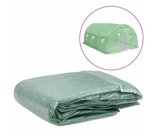 Kasvuhoone Asenduskate (13,5 M²), 400X400X200 cm Roheline