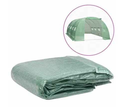 Kasvuhoone Asenduskate (16 M²), 400X400X200 cm Roheline