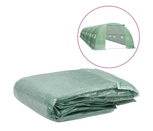 Kasvuhoone Asenduskate (32 M²), 400X800X200 cm Roheline