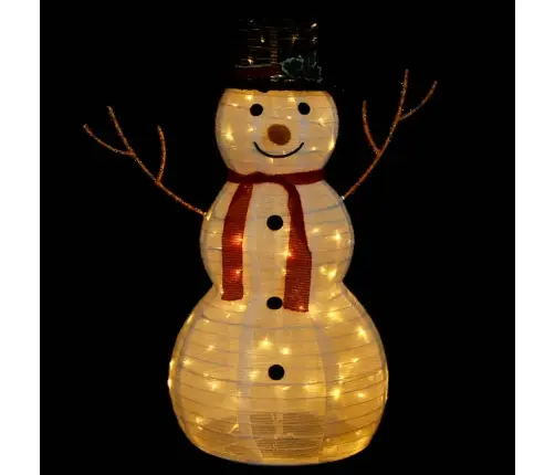 Dekoratiivne Lumememme Kuju, Led, Luksuslik Kangas, 90 Cm