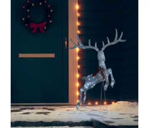 Ziemassvētku Dekorācija, Ziemeļbriedis, 120 Vēsi Baltas Led Vidaxl