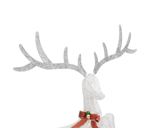 Ziemassvētku Dekorācija, Ziemeļbriedis, 120 Vēsi Baltas Led Vidaxl