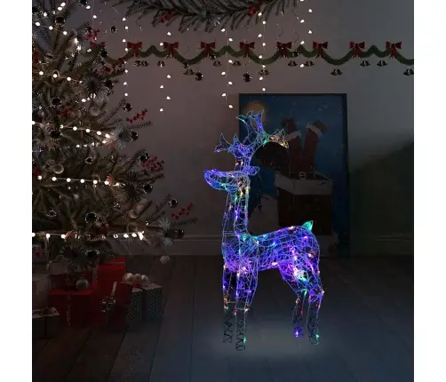 Ziemassvētku Dekorācija, Ziemeļbriedis, 90 Led, 60X16X100 Cm Vidaxl