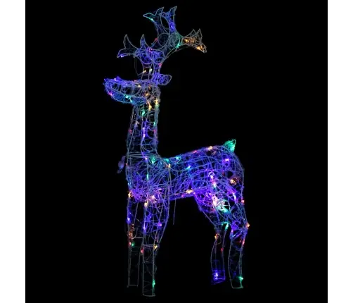 Ziemassvētku Dekorācija, Ziemeļbriedis, 90 Led, 60X16X100 Cm Vidaxl