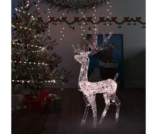 Ziemassvētku Dekorācija, Ziemeļbriedis, 140 Led, 120 Cm, Akrils Vidaxl