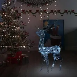 Ziemassvētku Dekorācija, Ziemeļbriedis, 140 Led, 120 Cm, Akrils Vidaxl
