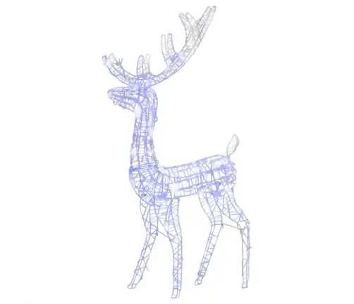 Ziemassvētku Dekorācija, Ziemeļbriedis, 140 Led, 120 Cm, Akrils Vidaxl