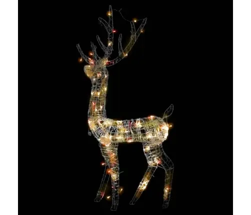 Ziemassvētku Dekorācija, Ziemeļbriedis, 140 Led, 120 Cm, Akrils Vidaxl Ziemassvētku Dekorācija, Ziemeļbriedis, 140 Led, 120 Cm, Akrils Vidaxl