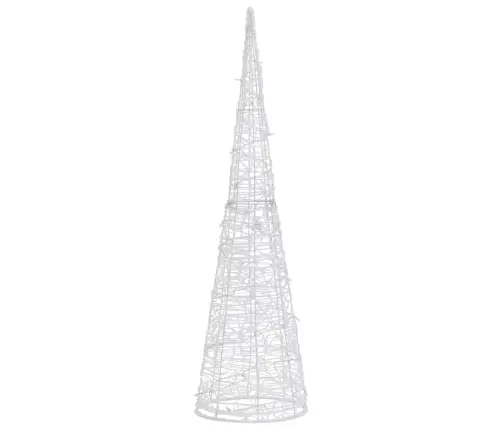 Akrilinė Led Dekoracija Piramidė, Mėlynos Spalvos, 90Cm