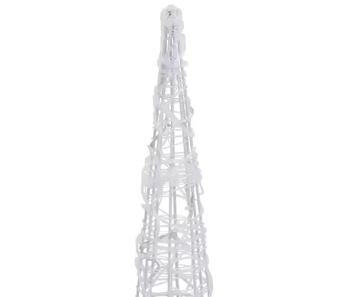 Akrilinė Led Dekoracija Piramidė, Mėlynos Spalvos, 90Cm