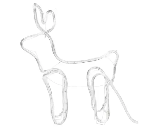 Ziemassvētku Dekorācija, Ziemeļbrieži Un Kamanas, 576 Led Vidaxl