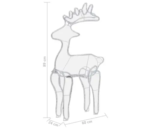 Jõulukaunistus Võrguga, 306 Ledi, 60 X 24 X 89 Cm