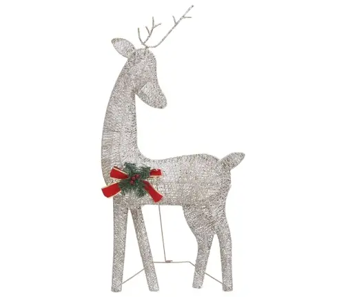 Ziemassvētku Dekorācija, Ziemeļbriežu Ģimene, 270X7X90 Cm Vidaxl