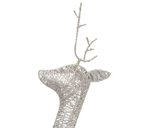 Ziemassvētku Dekorācija, Ziemeļbriežu Ģimene, 270X7X90 Cm Vidaxl