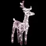 Ziemassvētku Dekorācija, Ziemeļbrieži, Kamanas, 160 Led, 130 Cm Vidaxl