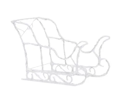 Ziemassvētku Dekorācija, Ziemeļbrieži Un Kamanas, 280X28X55 Cm Vidaxl