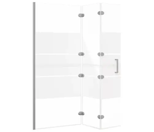 Salokāma Dušas Siena, Esg, 120X140 Cm, Balta Vidaxl