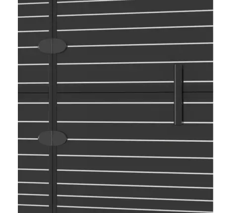 Salokāma Dušas Siena, Esg, 120X140 Cm, Melna Vidaxl