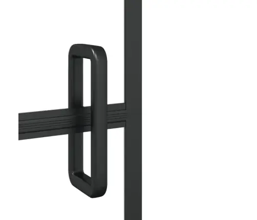 Salokāma Dušas Kabīne, Esg, 100X140 Cm, Melna Vidaxl